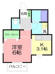 レパード板戸の間取り画像