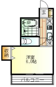 上大槻ハイツの間取り画像