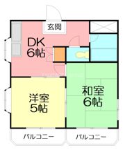ジュネパレス平塚第3の間取り画像