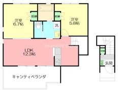 プルメリア・ザ・レジデンスの間取り画像