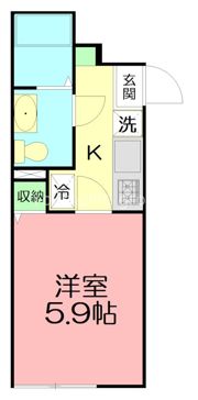 ダイヤモンドテラス藤沢本町Bの間取り画像