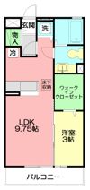 コートロイヤルアネックスの間取り画像