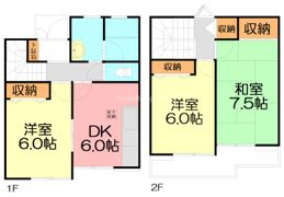 石井テラスハウスIIの間取り画像