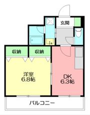 シーサイドハイツの間取り画像