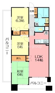 ライオンズプラザ平塚見附町の間取り画像