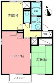 サニーハウスAの間取り画像