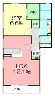 クレセント開成の間取り画像