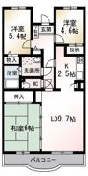 エスポワール平田の間取り画像