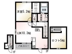 Vertu（ヴァーチュ）の間取り画像