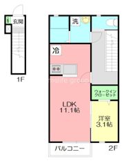 アルカディアの間取り画像