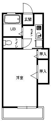 フリーフル善行坂の間取り画像
