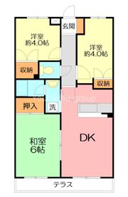 チェリーマンションの間取り画像