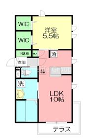 リバージュ元町Iの間取り画像