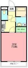 アムール上倉田の間取り画像