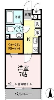 ベルソス高倉Aの間取り画像