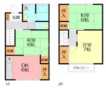 テラスハウスオーキッド3の間取り画像