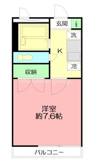 アンプルールフェールひまわりの間取り画像