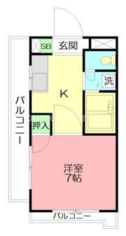 KM桜台の間取り画像
