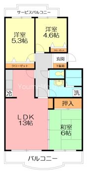 ドリームガーデン伊勢原の間取り画像