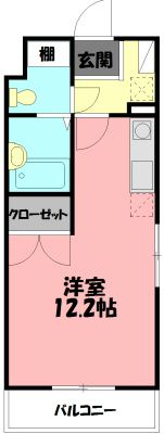 エストゥディオの間取り画像