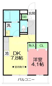 ソラリオ鵠沼の間取り画像