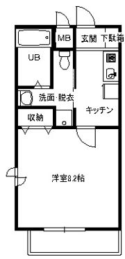 ヴェルネージュの間取り画像