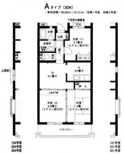 クレセール中田北の間取り画像