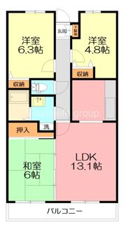 柏桜レジデンスの間取り画像