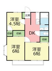 ル・ショコラBの間取り画像