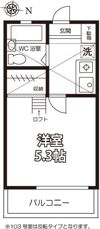 ドミール壱番館の間取り画像
