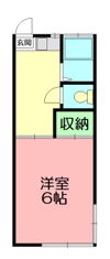 テミー・ルームワンの間取り画像