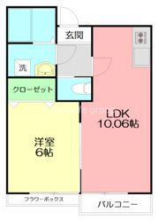 シエル蛍田の間取り画像