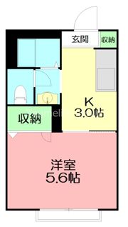 Bシャンブル（ボナーシャンブル）の間取り画像