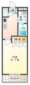 パラシオン平塚の間取り画像