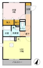 サンモールBの間取り画像
