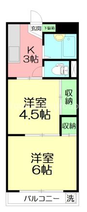 エステイトE藤沢の間取り画像