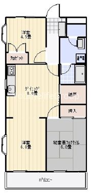 第5サンハイム天神の間取り画像