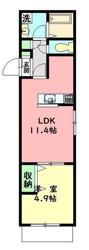 Casa天神の間取り画像