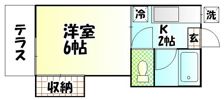 サンテラス第2の間取り画像