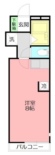 パストラル南鴨宮の間取り画像