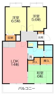 グレイスヒルズの間取り画像