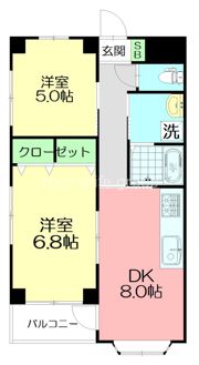 ココサの間取り画像