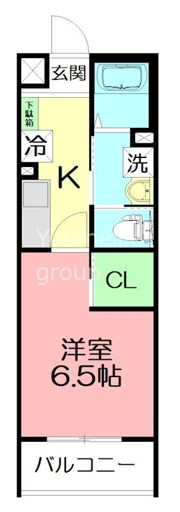 COLLEGE TERRACE ANNEX（カレッジテラス・の間取り画像