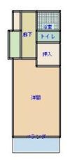 エムハイツの間取り画像
