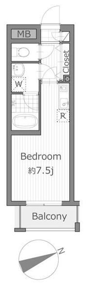 レジオン緑園都市の間取り画像