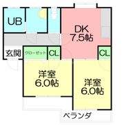 ハイツサルーンTANAKAの間取り画像