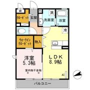ミルフルール Iの間取り画像