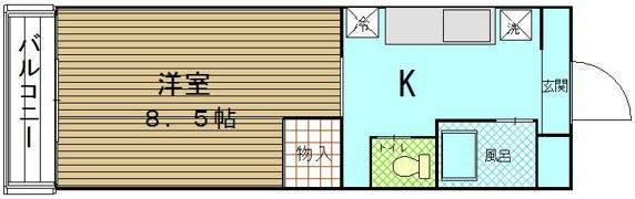 ベーネパラッツオアキの間取り画像