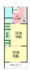 コーポ紺屋1号棟の間取り画像