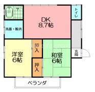 シブヤアパートEの間取り画像